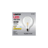 Satco S21248 4 Watt G40 LED - Clear - Medium base - 90 CRI - 2700K - 120 Volt