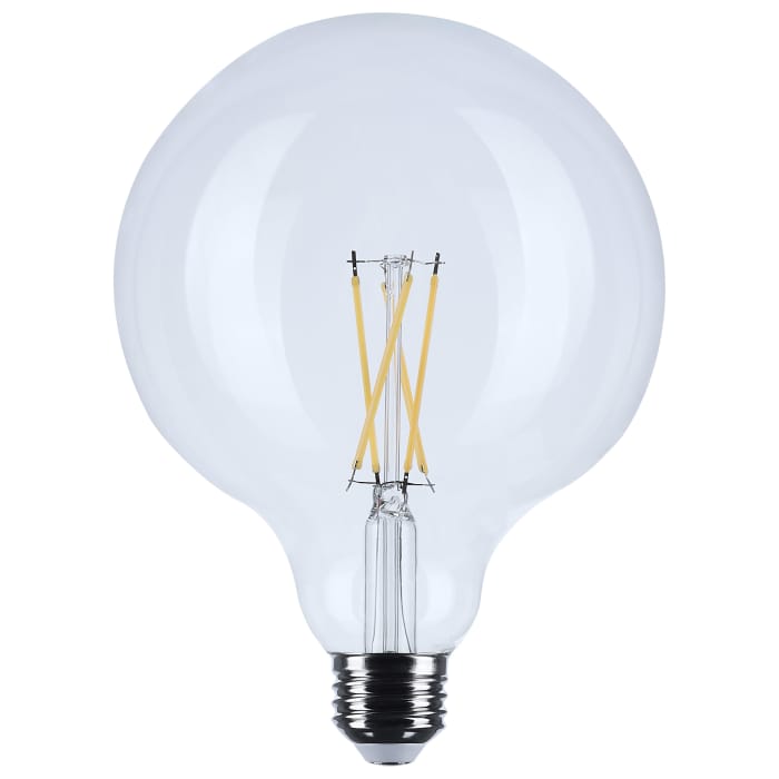 Satco S21248 4 Watt G40 LED - Clear - Medium base - 90 CRI - 2700K - 120 Volt