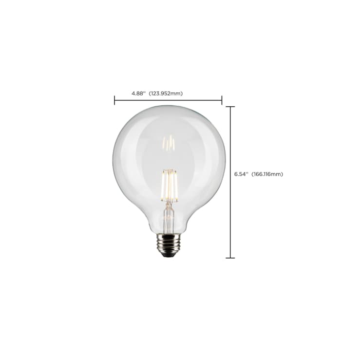 SATCO S21249 - G40 LED Bulb 4W 4000K E26 Clear