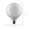 SATCO S21250 - G40 LED Bulb 4.5W 2700K E26 120V White