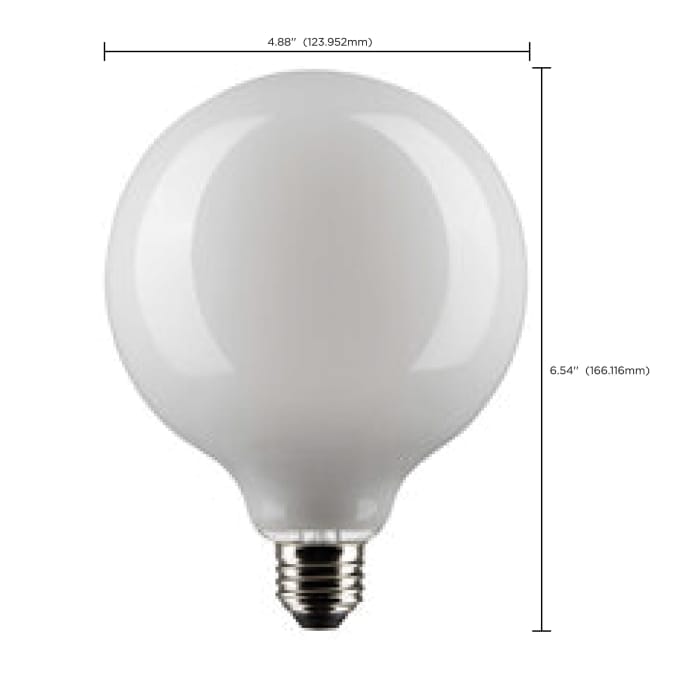 Satco S21260 - LED Bulb 8W E26 3000K 120V 40W Equivalent - White