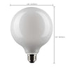 Satco S21260 - LED Bulb 8W E26 3000K 120V 40W Equivalent - White