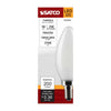Satco S21263 - LED B11 Bulb,  2700K, E12 Base, 3W, 120V - White