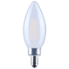 Satco S21263 - LED B11 Bulb,  2700K, E12 Base, 3W, 120V - White