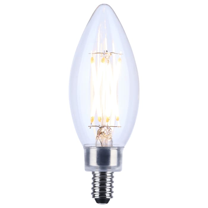SATCO S21265 - 4W, B11 LED Bulb,  3000K,  E12, 120V - Clear