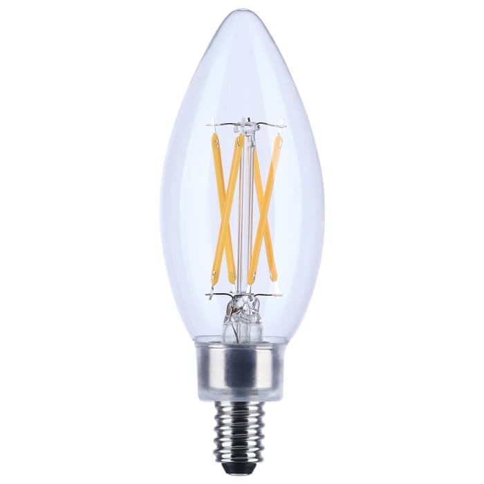 SATCO S21266 - 4W, B11 LED Bulb, 3500K, E12, 120V - Clear