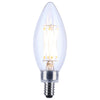 SATCO S21268 - 4W LED B11 Bulb, 5000K, E12, 120V - Clear