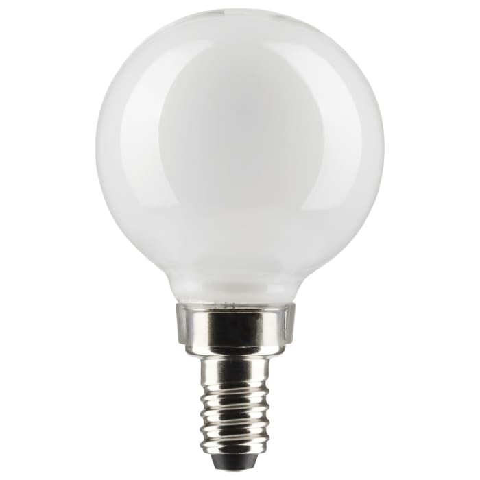 SATCO S21814 G16.5 LED Globe Bulb 5.5W 2700K E12 | 2-Pack