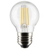 SATCO S21815 - G16.5 LED Globe Light Bulb 4W 2700K Clear E26 Base 120V – 2 Pack