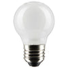 SATCO S21816 - G16.5 LED Globe Light Bulb – 4.5W, 2700K Warm White, E26 Base, 120V, 2-Pack