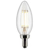 SATCO S21820 - 4W, B11 LED Bulb, E12 Base, 3000K, 120V - Clear, 2-Pack