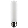 SATCO S21864 5.5W T10 LED Filament Bulb, Frosted, 3000K, E26, Dimmable, 2-Pack