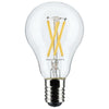 SATCO S21872 - 5.5W A15 Clear LED Bulb – 2700K Warm White, E17 Base, 2-Pack