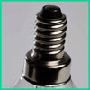 SATCO S21875 4W G16.5 LED Globe Light Bulb, Clear, 5000K Daylight, E12 Candelabra Base, 120V, 2-Pack
