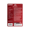 SATCO S21875 4W G16.5 LED Globe Light Bulb, Clear, 5000K Daylight, E12 Candelabra Base, 120V, 2-Pack