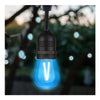 Satco S8023 - S14 LED Filament - Blue Bulb - 1W - 120V - E26 Base - (4 Pack)