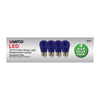 Satco S8023 - S14 LED Filament - Blue Bulb - 1W - 120V - E26 Base - (4 Pack)