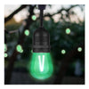 Satco S8024 - S14 LED Filament - Green Bulb -1W - 120V - E26 Base - 4 Pack
