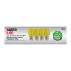 Satco S8025 - S14 LED Filament - Yellow Bulb - 1W - 120V - E26 Base - 4 Pack