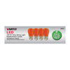 Satco S8026 - S14 LED Filament - Orange Bulb - 1W - 120V - E26 Base - 4 Pack