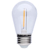 Satco S8027R1 - S14 LED String Light - 1W - 120V - 2200K - Clear - 4 Pack