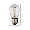 Satco S8027 - S14 LED String Light Bulb - 1W - 120V - 2200K - 4 Pack