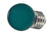 Satco S9163 1.2W S11 LED Sign Bulb, Ceramic Green, E26, 120V