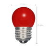 Satco S9165 1.2W S11 LED Sign Bulb – Ceramic Red, E26, 120V