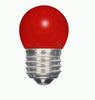 Satco S9165 1.2W S11 LED Sign Bulb – Ceramic Red, E26, 120V