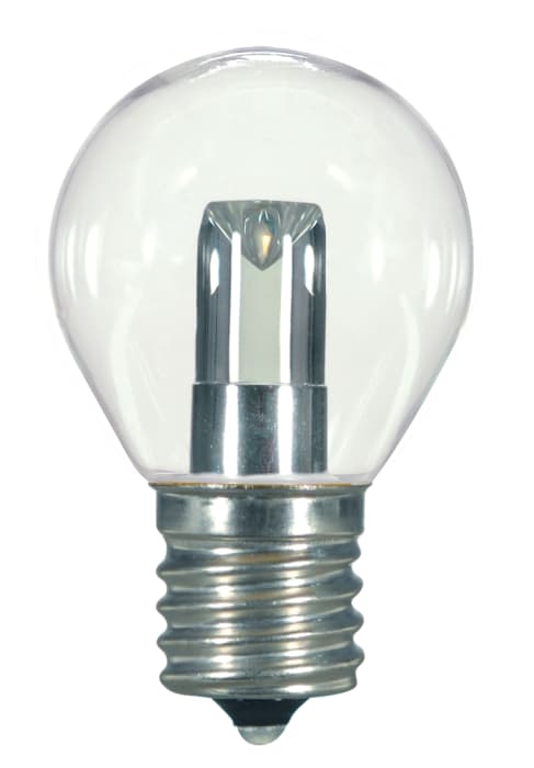 SATCO S9167 1W S11 Clear LED Bulb – 2700K, E17 Base, 120V