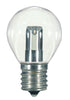 SATCO S9167 1W S11 Clear LED Bulb – 2700K, E17 Base, 120V