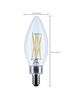 Satco S12493 B11 LED Bulbs – 5000K E12, 10-Pack