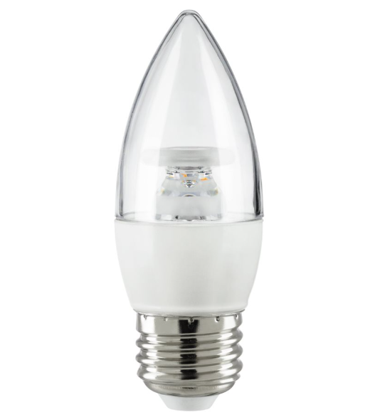 SUNLITE-41777-SU - LED - ETC - 7W - Dimmable - E26 Base - Torpedo Clear -5000K - 6 Pack