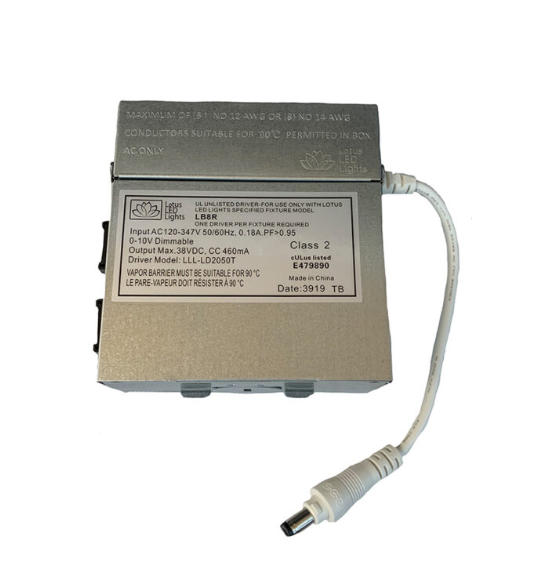 Lotus LLL-LD2050-TB LED Driver – 20W, 120-347V, 0-10V Dimmable