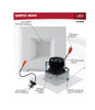 Satco S11885 13.5W 5/6-Inch LED Square Retrofit Downlight – 5CCT Selectable, White, Dimmable