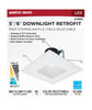 Satco S11885 13.5W 5/6-Inch LED Square Retrofit Downlight – 5CCT Selectable, White, Dimmable