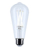 SATCO S21365 8W ST19 LED Filament Bulb, 4000K Cool White, Clear, E26, Dimmable