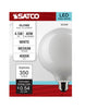Satco S21251 4.5W G40 LED Globe Light Bulb, E26, 4000K Cool White, 120V