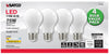 Satco S12438 A19 Soft White LED Light Bulbs – 11W, 2700K, 90 CRI, 120V, 4-Pack
