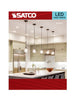 Satco S21251 4.5W G40 LED Globe Light Bulb, E26, 4000K Cool White, 120V