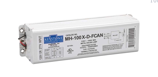 KEYSTONE-MH-100X-D-FCAN 3/1 - METAL HALIDE