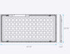 Luxrite LR24263 - LED 2x4 Backlit Panel - CCT Select - Wattage Select