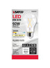 Satco S12415 8W A19 Clear LED Bulb – 3000K, E26 Base