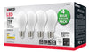 Satco S12438 A19 Soft White LED Light Bulbs – 11W, 2700K, 90 CRI, 120V, 4-Pack