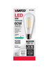 SATCO S21365 8W ST19 LED Filament Bulb, 4000K Cool White, Clear, E26, Dimmable