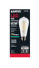 SATCO S21365 8W ST19 LED Filament Bulb, 4000K Cool White, Clear, E26, Dimmable