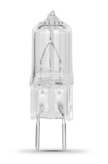 Feit BPQ75/8.6/RP 75W Warm White T4 Halogen Bulb – GY8.6 Base (3000K)