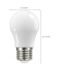 Satco S12438 A19 Soft White LED Light Bulbs – 11W, 2700K, 90 CRI, 120V, 4-Pack
