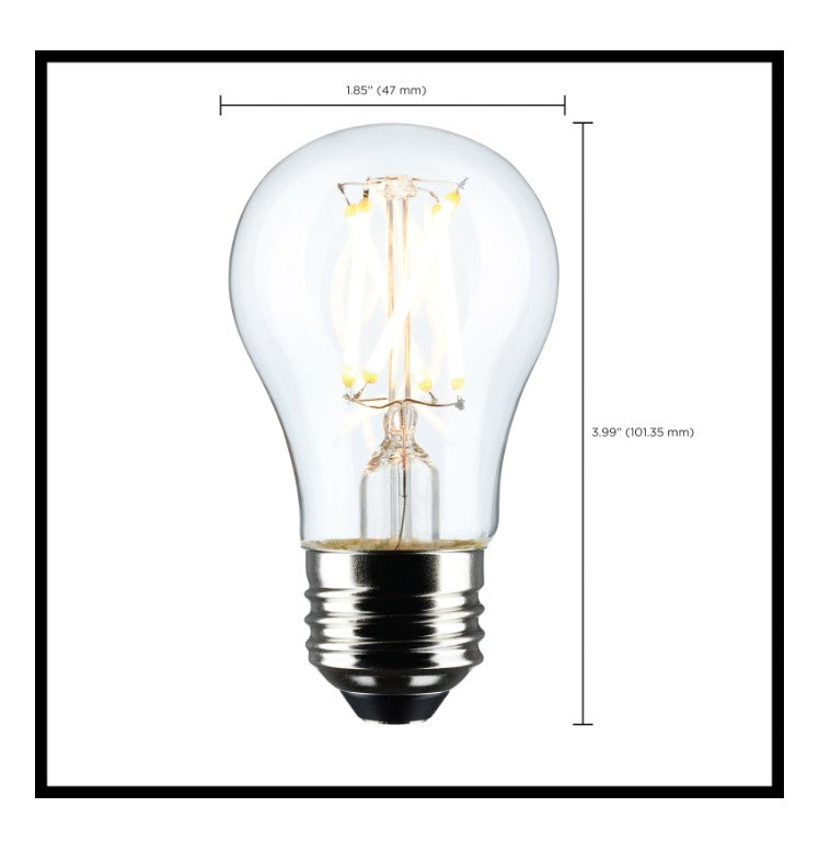 SATCO S12406 A15 LED Bulb 8.2W 3000K E26 | 800 Lumens
