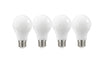 Satco S12439 A19 Soft White LED Light Bulbs – 11W, 3000K, 90 CRI, 120V, 4-Pack
